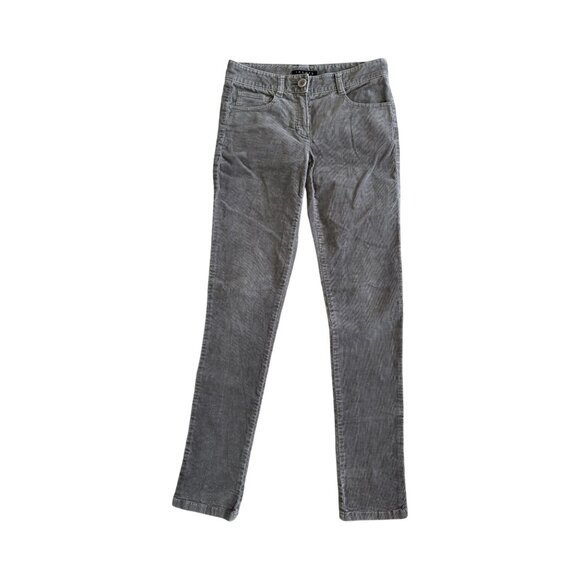 THEORY Women's Gray Corduroy Skinny Pants Size 2 - Picture 4 of 10